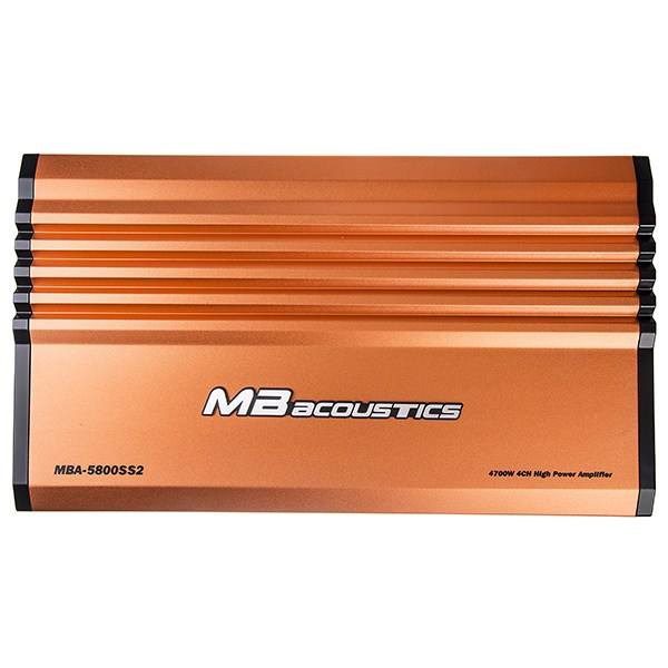 MBacoustics MBA-5800SS2 آمپلی فایر چهار کانال ام بی آکوستیک
