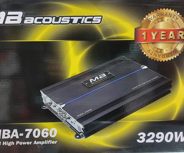 MBacoustics MB 7060 آمپلی فایر چهار کانال ام بی آکوستیک - Image 2
